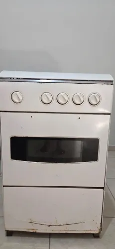 Fogão branco 4 bocas usado