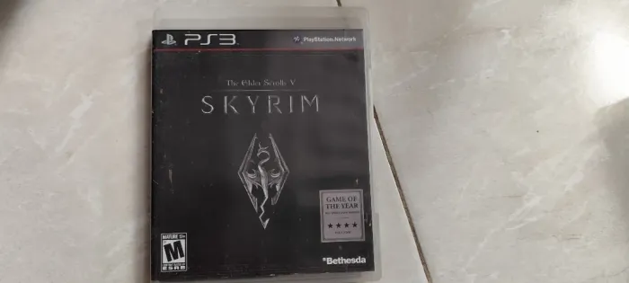 Skyrim para playstation 3 - com manual e midia original