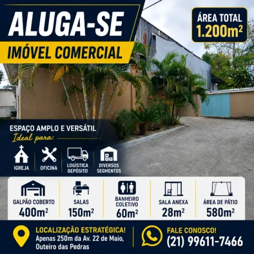 Alugo Galpão Itaboraí - area 1200m2
