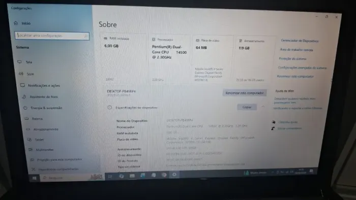 Laptop Positivo SSD 128 GB