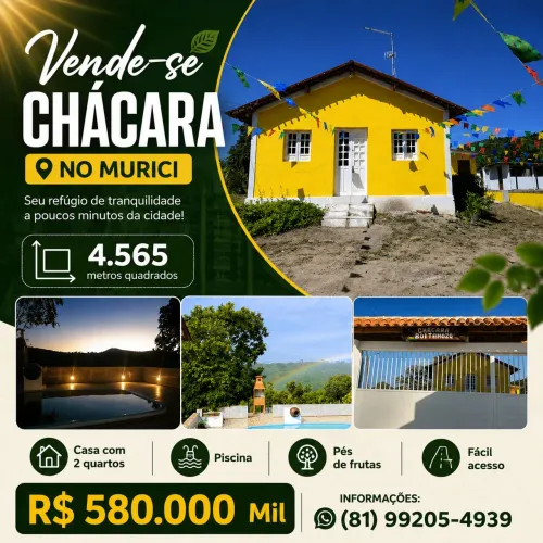 CHÁCARA NO SÍTIO MURICI