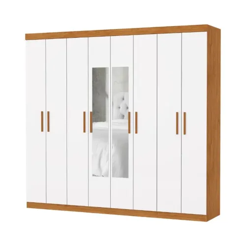 ROUPEIRO 8P. ABRIR 4G CARIOCA RUBI C/ESP E C/PE CINAMOMO/BRANCO