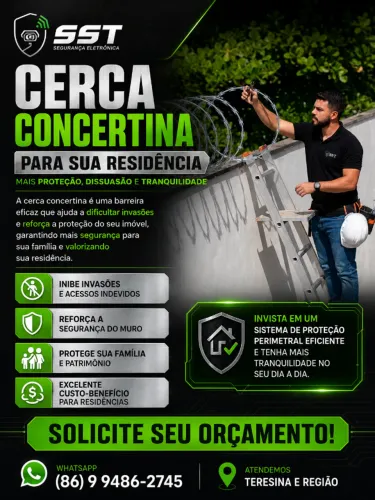 Instalação de Cerca Concertina