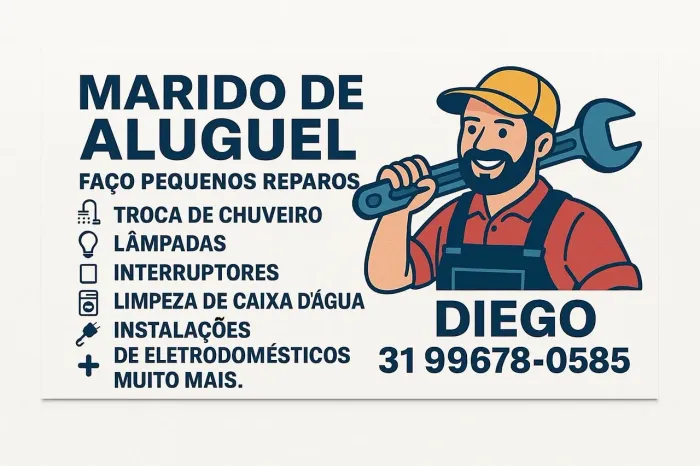 Marido de aluguel/pequenos reparos
