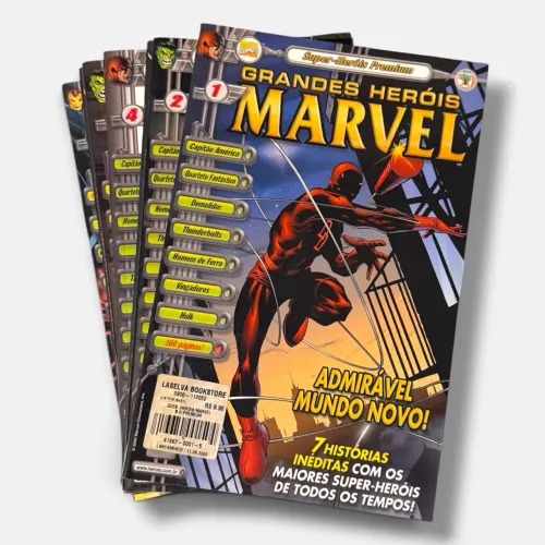HQ Grandes Heróis Marvel / Coleção Premium da Abril / Completa