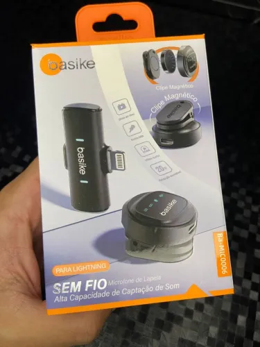 Microfone de lapela Lightning- para IOS - entrega grátis