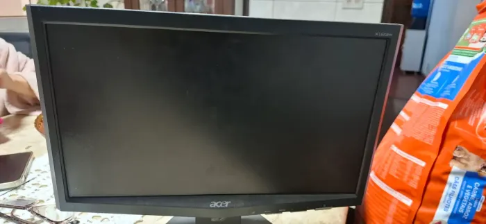 Monitor Acer X163W 15,6" HD 1366x768 VGA - Funcionando