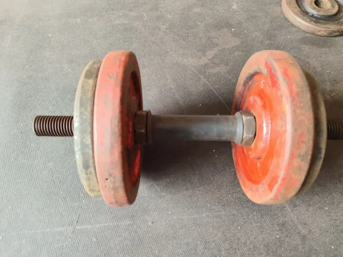 Halter.de 10kg..rosqueável. 70 reais