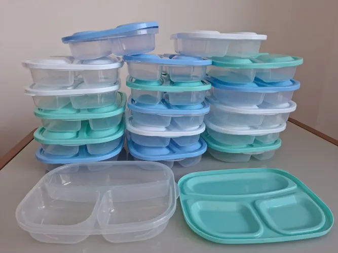 Kit 18 marmitas bpa free