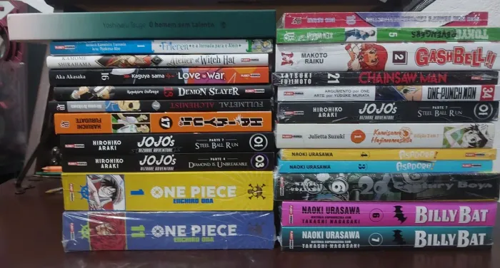 Lote Mangá Billy Bat, 20th Century Boys,Asadora,Kamisama,Jojo,Frieren,Atelier,One Piece