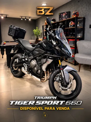 TRIUMPH TIGER SPORT 660 - Baixo Km - Impecável