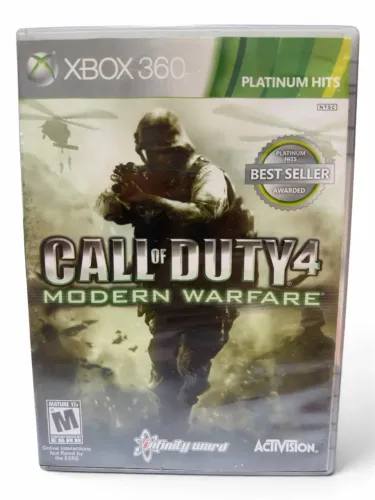 Call of Duty 4 Modern Warfare - Xbox 360 Platinum Hits Americano