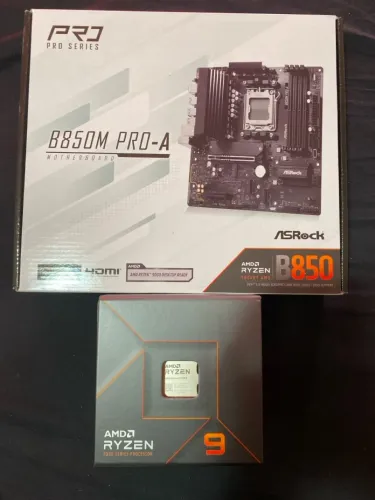 KIT UPGRADE GAMER AM5 ? RYZEN 9 + PLACA-MÃE B850M DDR5 