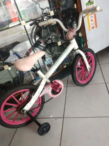 Bicicleta aro 16 usada menina 