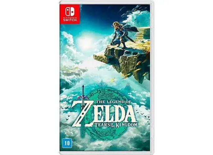 Zelda Tears Of The Kingdom - Jogo de Nintendo Switch (Aceito Cartão)
