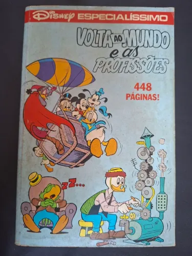 Disney Especialissimo Volta ao Mundo e as Profissoes 448 Paginas Com Carta Resposta