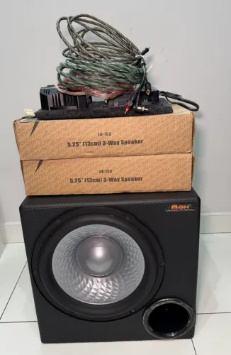 SOM AUTOMOTIVO COMPLETO BRAVOX UXP + LIGHTNING AUDIO + SOUNDIGITAL + STETSOM