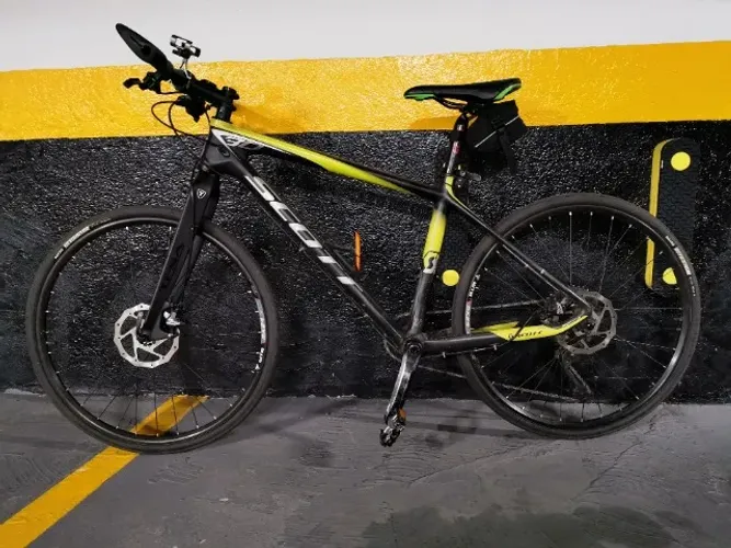 Bike Scott Fibra de Carbono Aro 26 Câmbio Shimano XT - Top!!!
