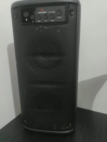 Caixa de Som Grasep D-3208 Bluetooth 20W RMS com RGB