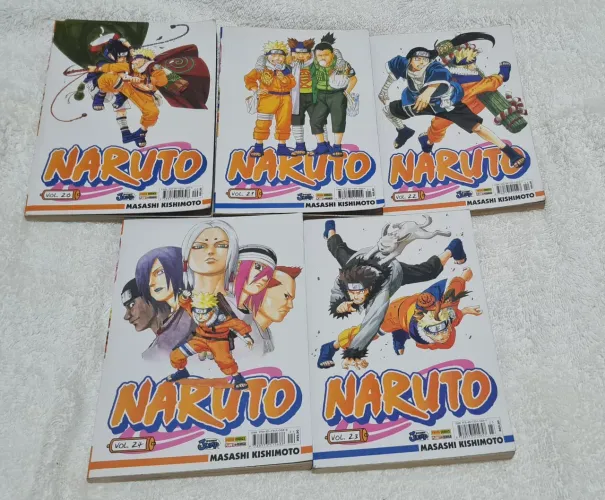 Mangá Naruto Vol 20 ao 24