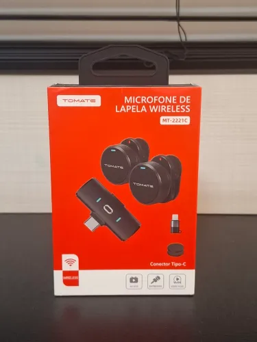 Microfone de lapela profissional