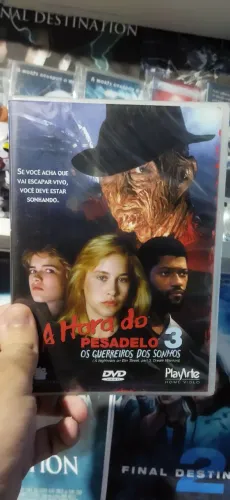 DVD A Hora do Pesadelo 3 Os Guerreiros dos Sonhos Original e Lacrado Raro