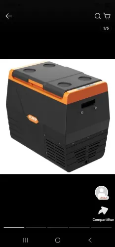 Geladeira 12/24v + airfryer 24v para caminhão, carreta e motorhome