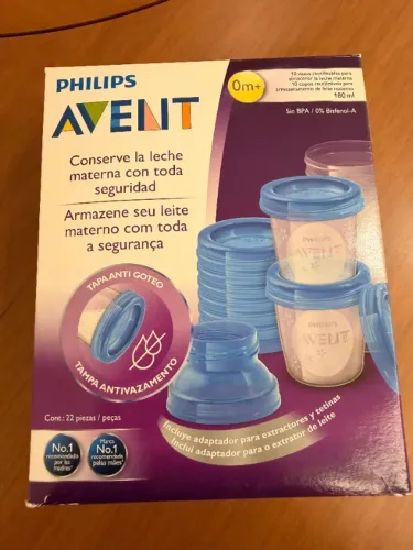 Copo para armazenamento de leite