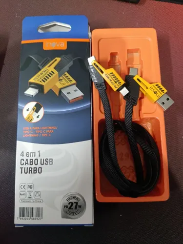 Cabo USB 4 em 1x