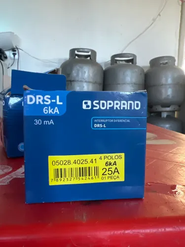 Disjuntor DRS-L 4 polos de 25A
