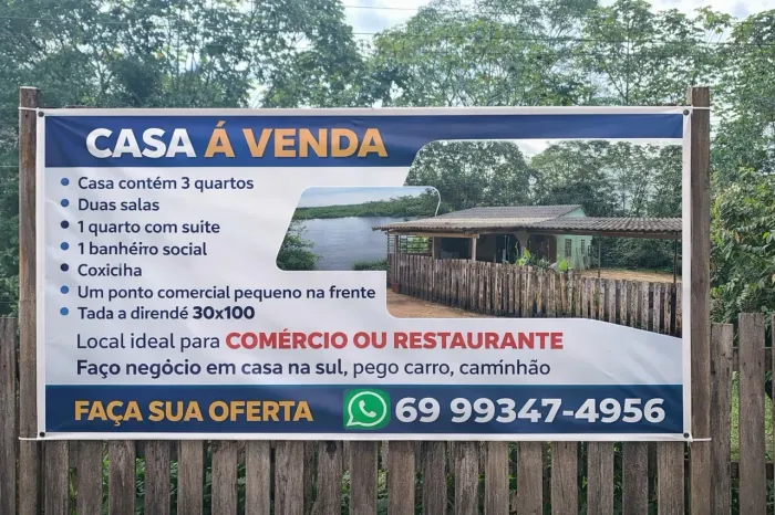 Casa grande na beira do rio madeira bairro triângulo