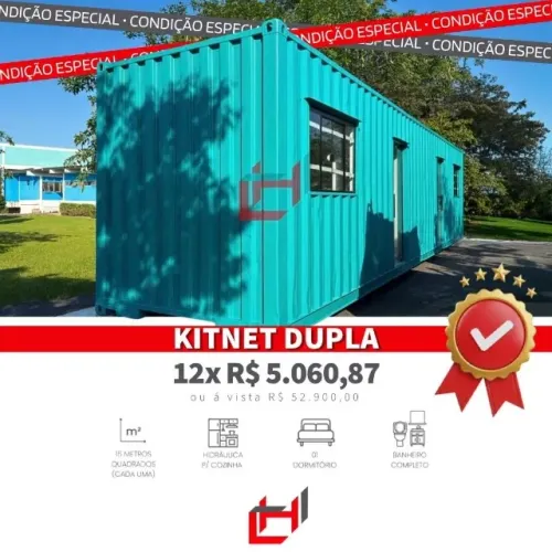 Container KITNET DUPLA por R$ 52.900,00