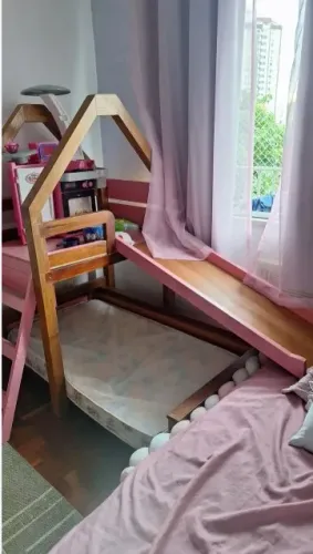 Mini Cama Infantil com Escorregador - Para sair hoje!!!