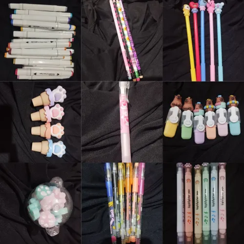 Materiais de papelaria fofa kit