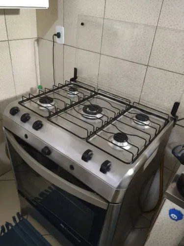 Fogão Aço Inox 5 Bocas