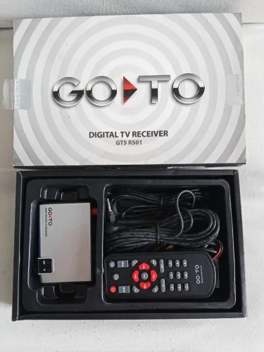Receptor De TV Digital Automotivo Go To - Completo Na Caixa