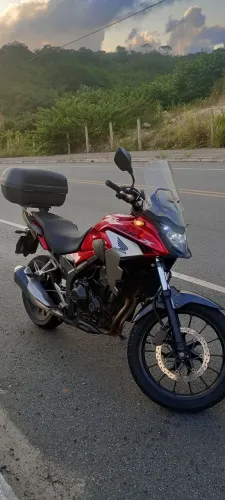 Cb 500 x, moto emplacada letra 5 no seguro