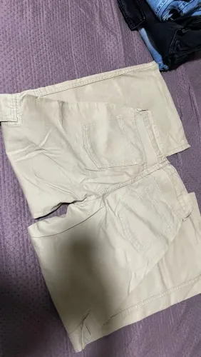 Calça wide leg cargo 2 calças
