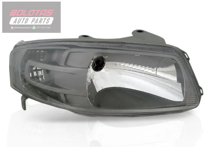 Farol Volkswagen Saveiro Parati Gol G4 Mascara Cinza Lado Direito