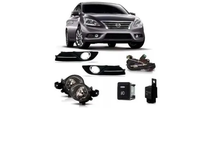 Kit Farol Milha Auxiliar Neblina Sentra 2014 2015 2016 