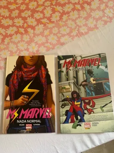 Ms. Marvel 1 e 2 capa dura
