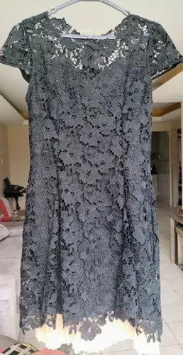 Vestido de guipir preto