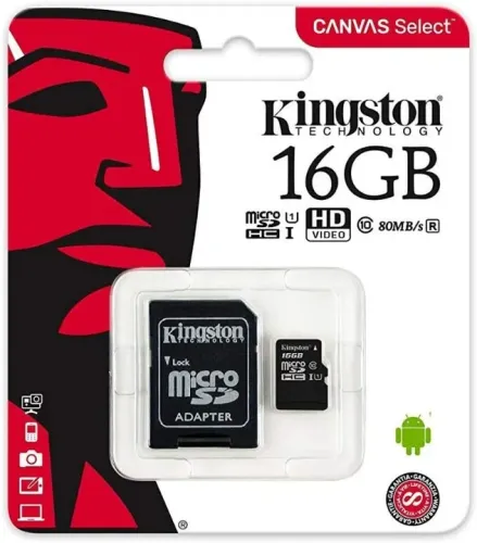 CARTÃO DE MEMÓRIA 16GB