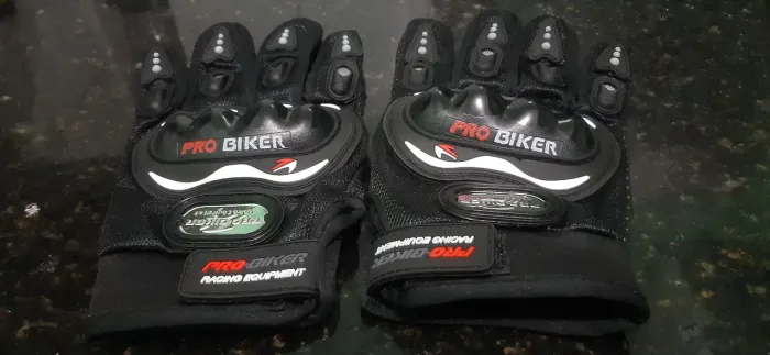 Luvas ciclista ou motoqueiro dedo fechado - já é o menor preço
