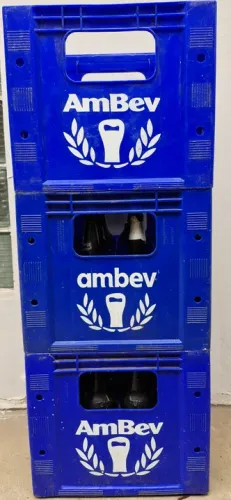 Caixa engradado cerveja Ambev