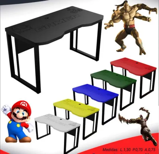 Mesa / birô / escrivaninha gamer
