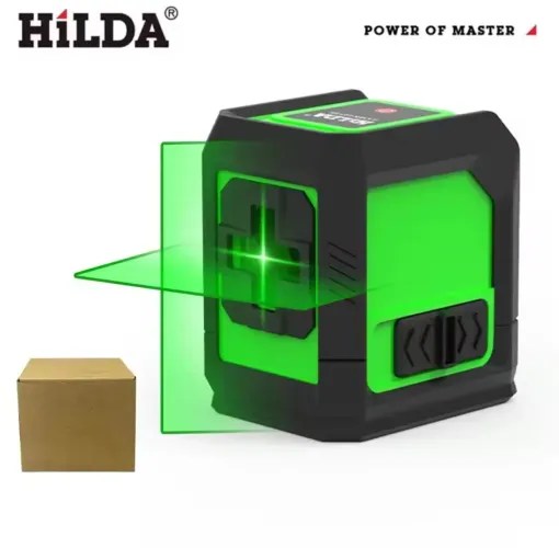 Nível a Laser Verde Hilda LS-298 - Alta Precisão Feixe Laser Ultra Potente C/ Imã