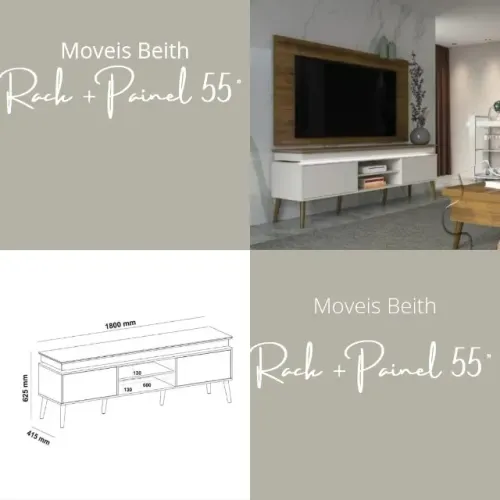 Promoção Rack + Painel 55'' - 14/11   