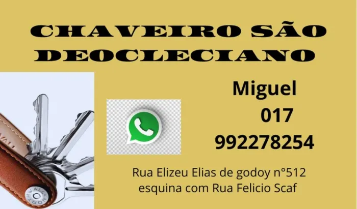 Chaveiro sao Deocleciano