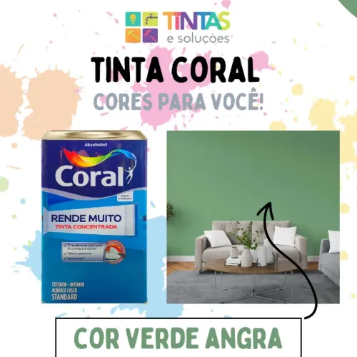 Tinta Coral Verde Angra